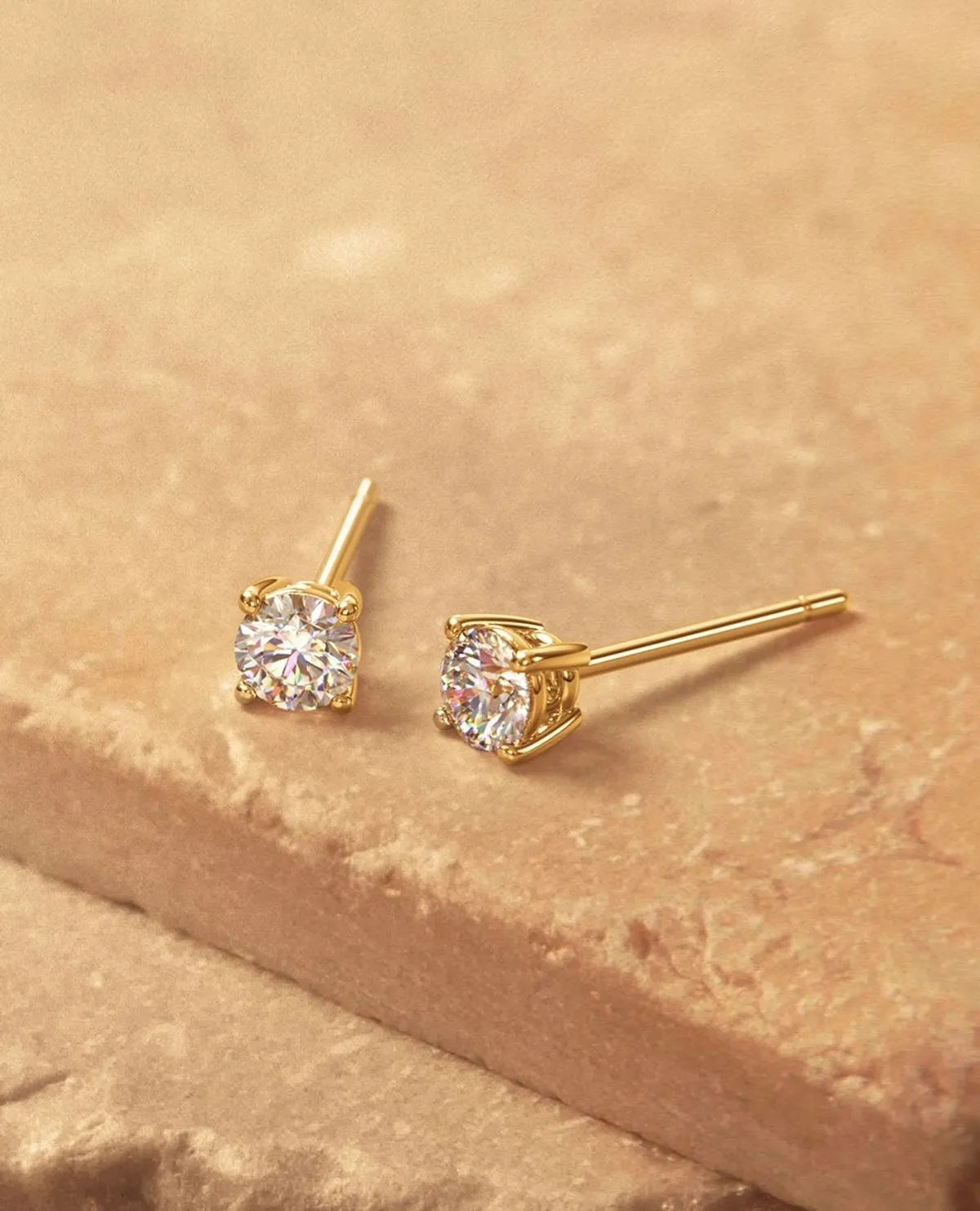 Classic Spark Studs | 18k Gold Plated