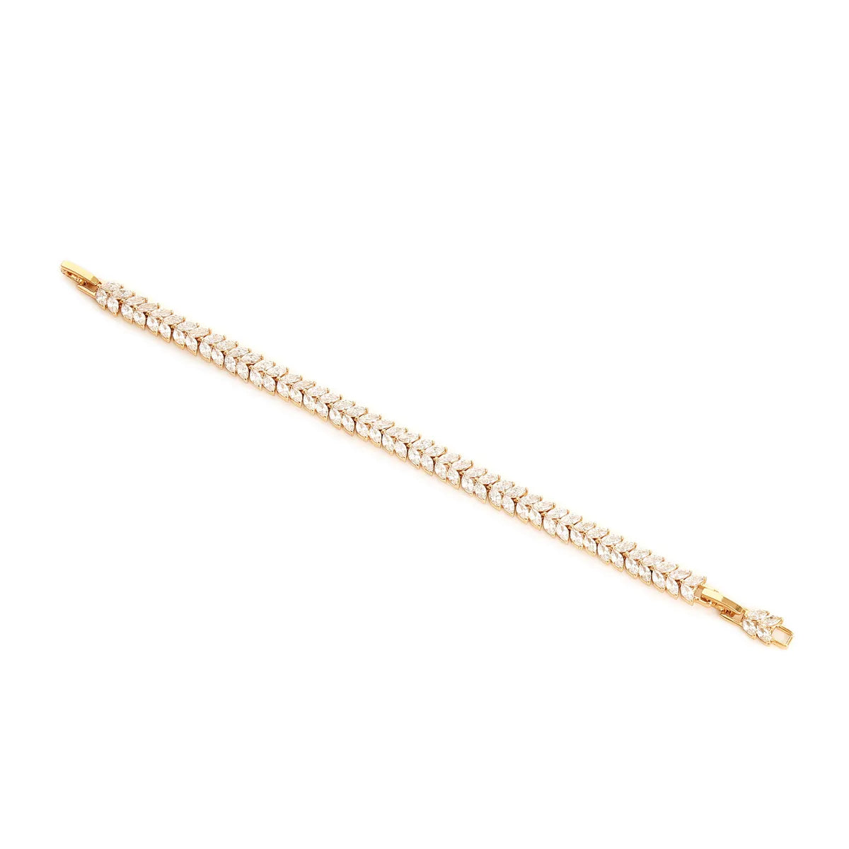 Inny Aurora Leaf Tennis Bracelet