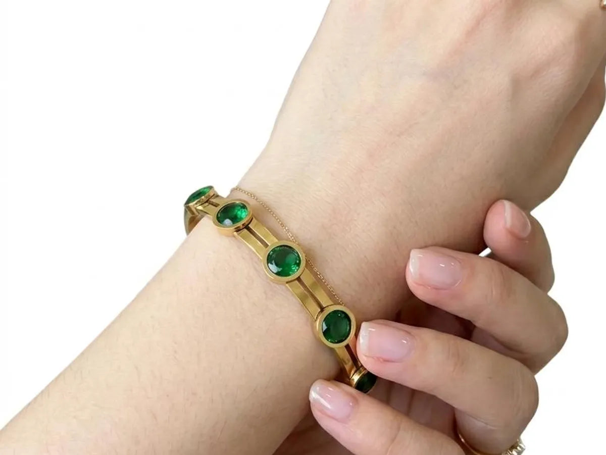 The Emerald Aura Bangle