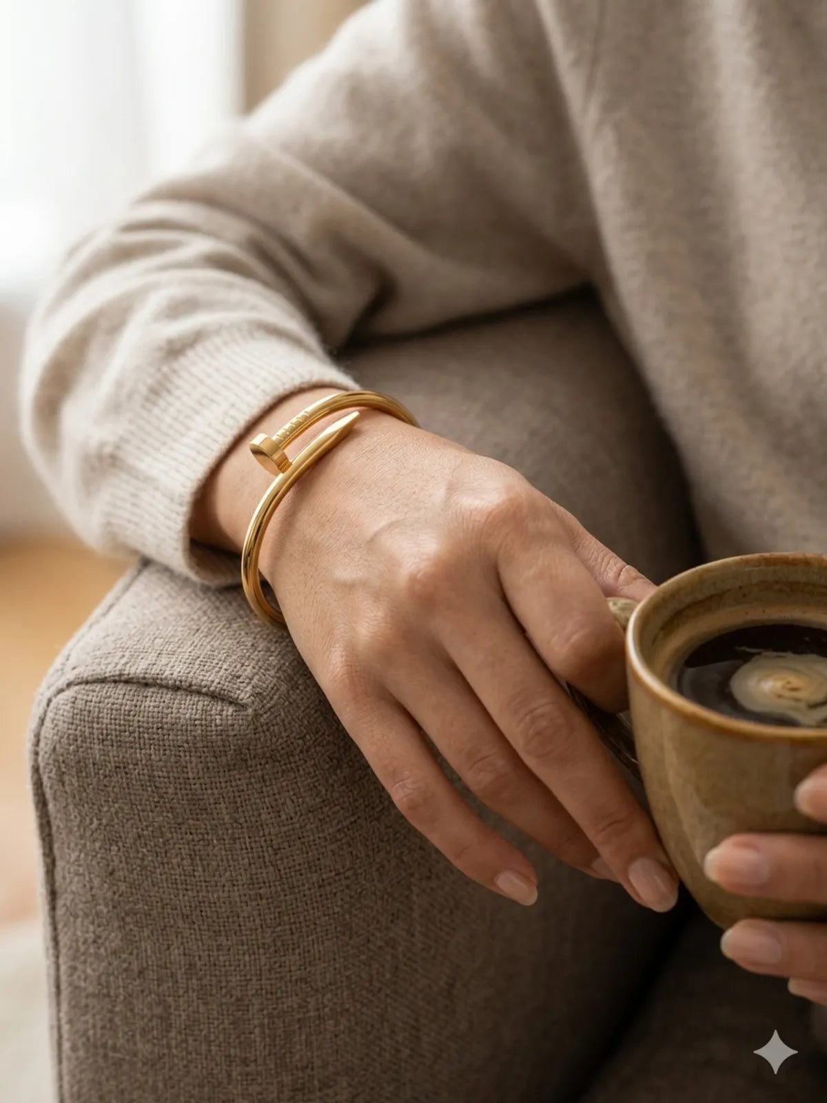 The Auric Spike Bangle
