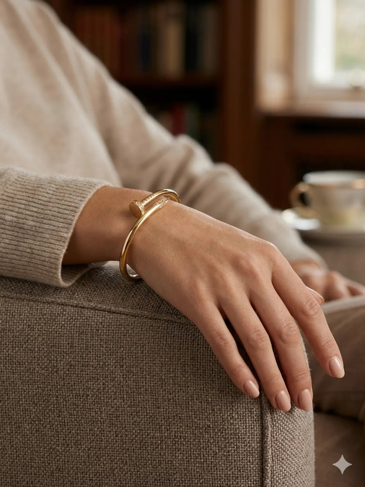 The Aurora Helix Bangle