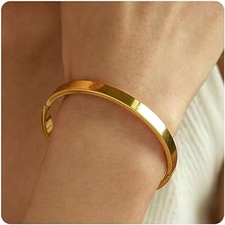 Inny Gleam Plain Gold Bracelet