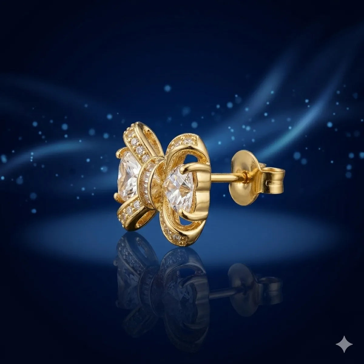 The Gilded Ribbon Studs