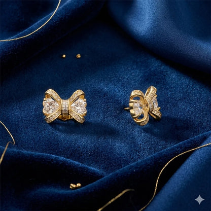 The Gilded Ribbon Studs