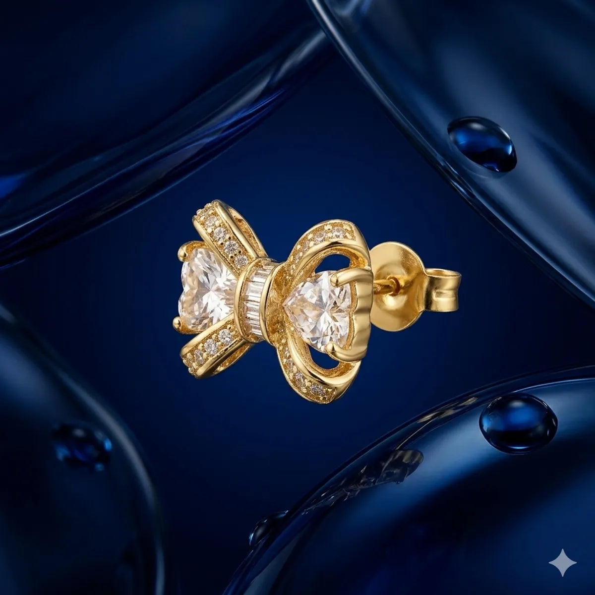 The Gilded Ribbon Studs