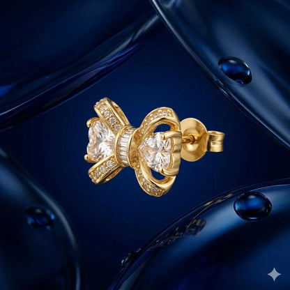 The Gilded Ribbon Studs
