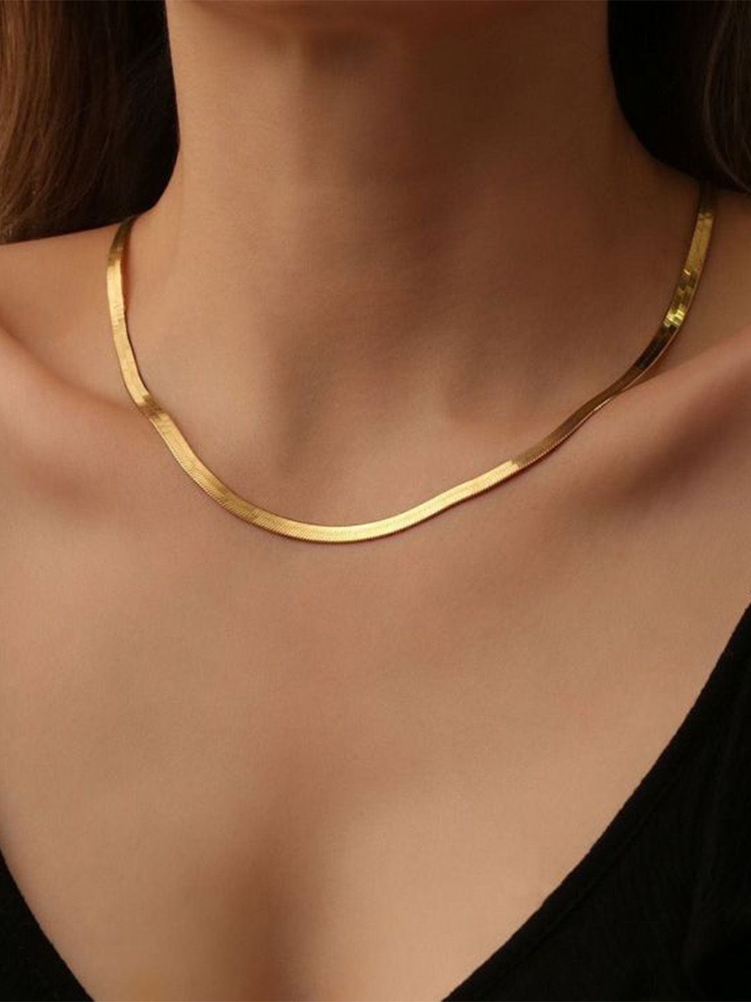 Gold Regal Sleek Chain | 18K Gold Plated