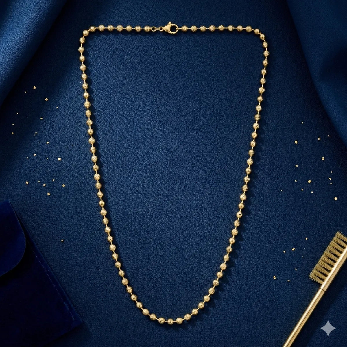 The Aura Spheres Textured Chain