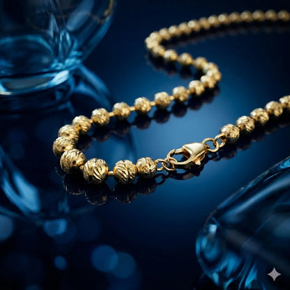 The Aura Spheres Textured Chain
