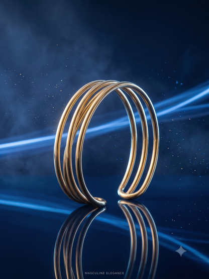 Inny Fluid Elegance Gold Bracelet