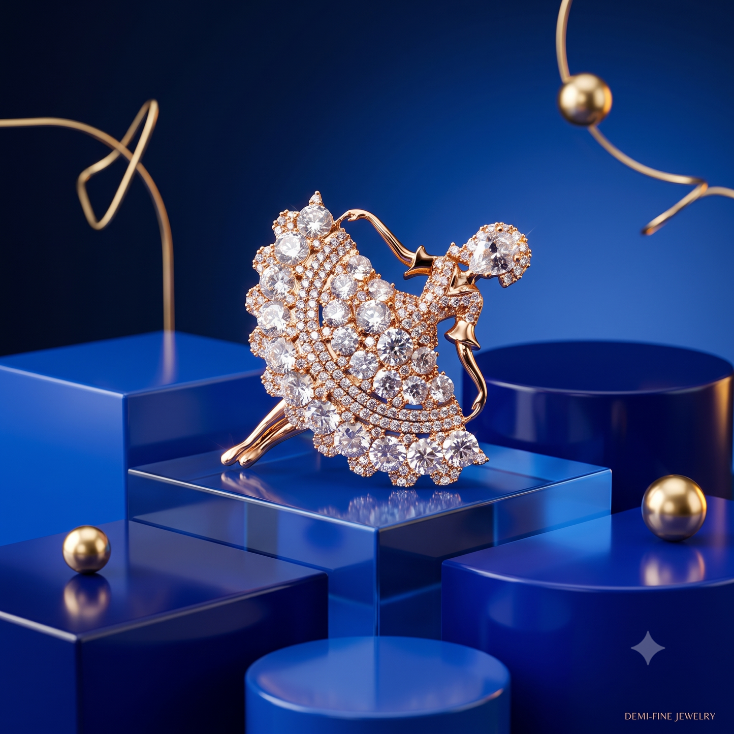 The Crystal Étoile Ballerina Brooch