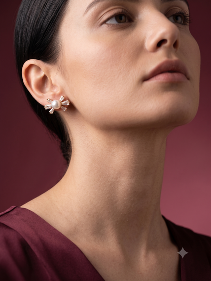 Baguette Starburst Studs