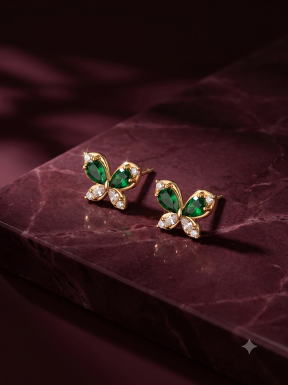 The Verdant Mariposa Studs