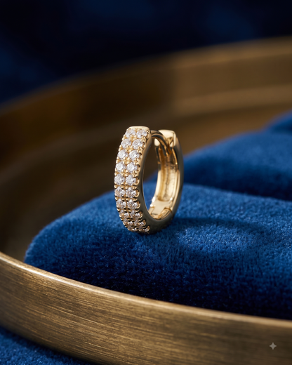 Inny Petite Sparkle Hoop Earrings