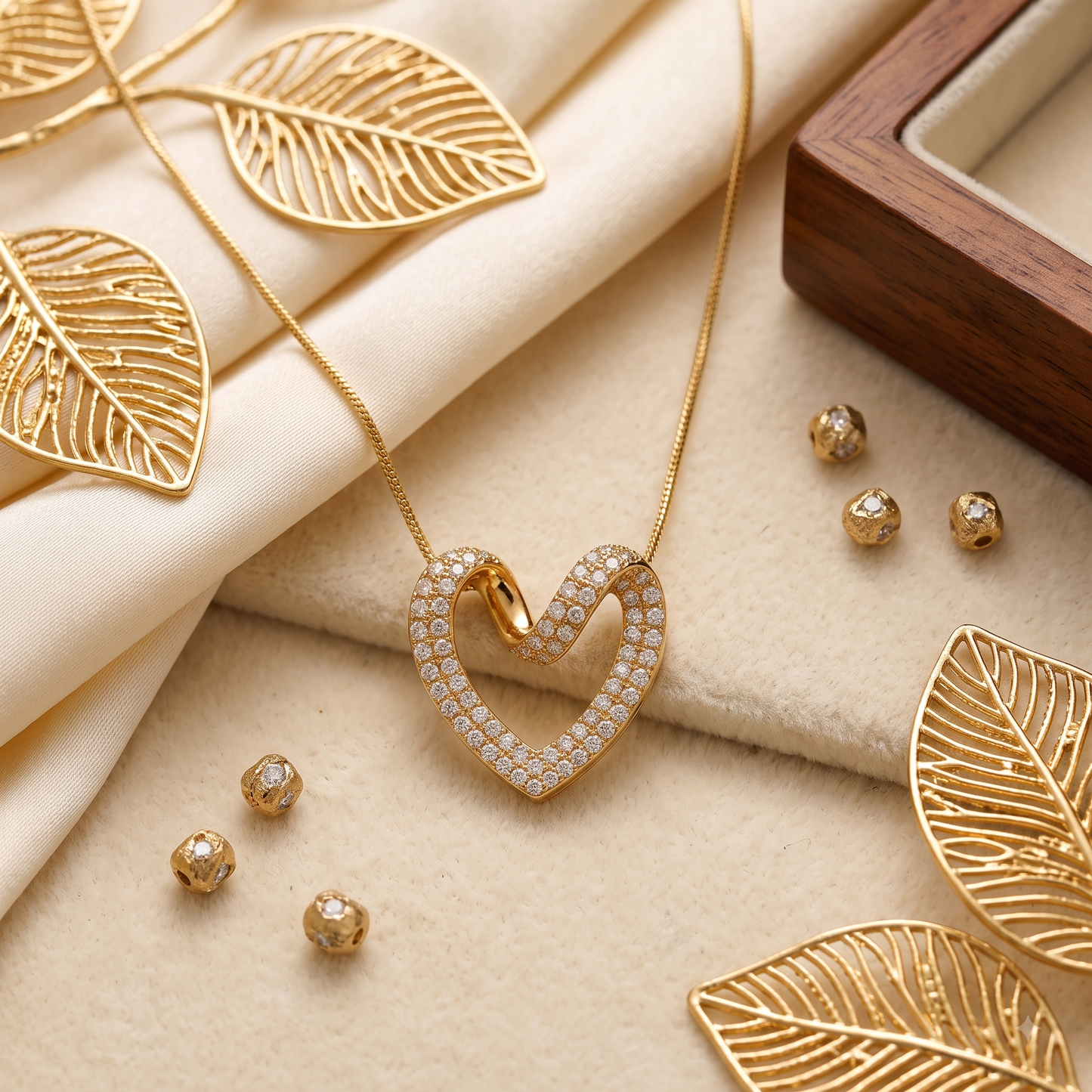 Inny SoulKnot Pendant-18k Gold plated