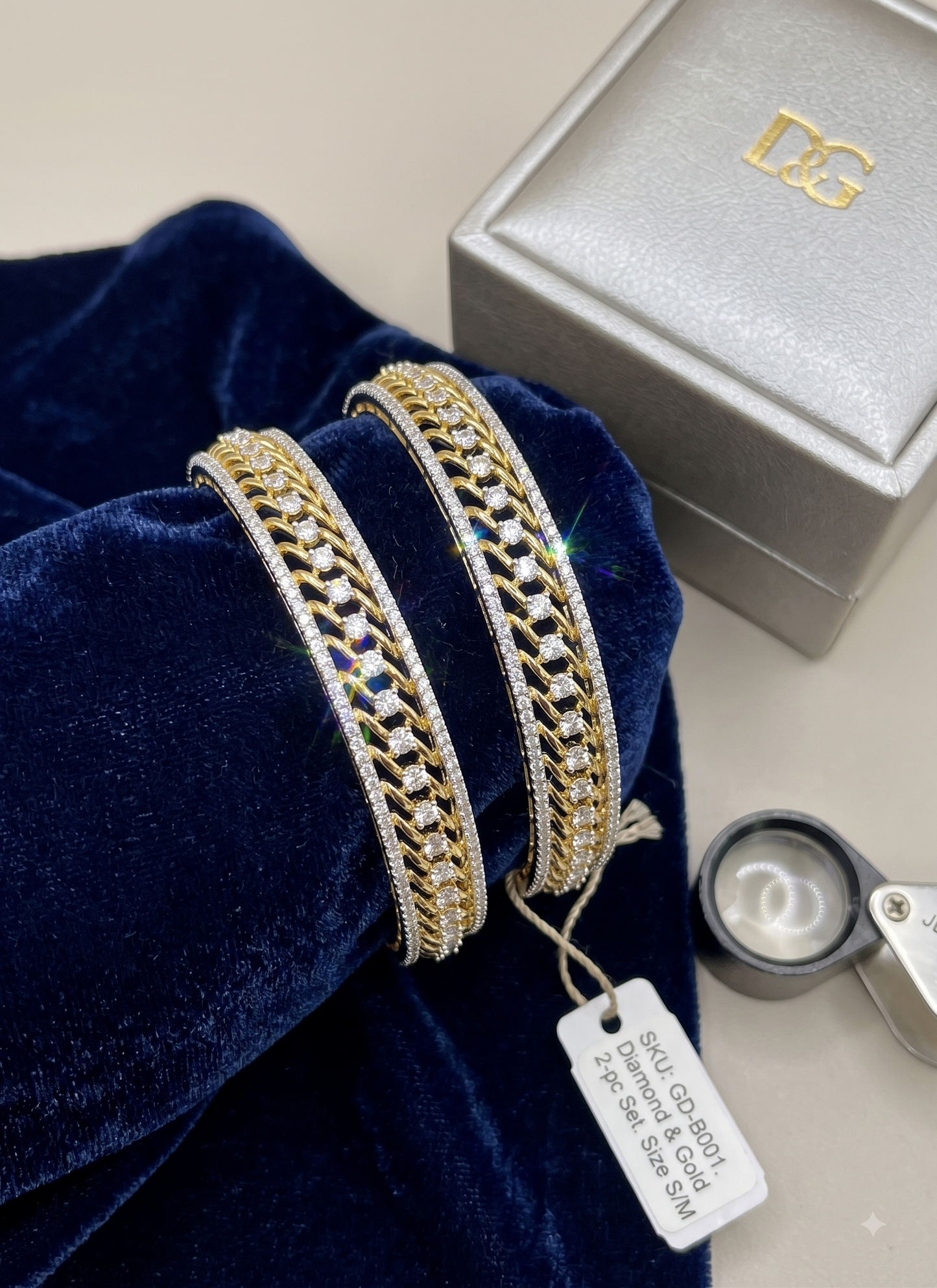 Inny Zaira zirconia  Mesh Bangles