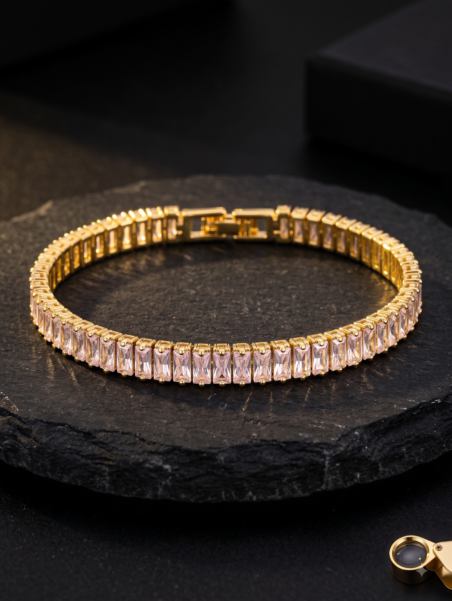 Inny Regal Baguette CZ Bracelet