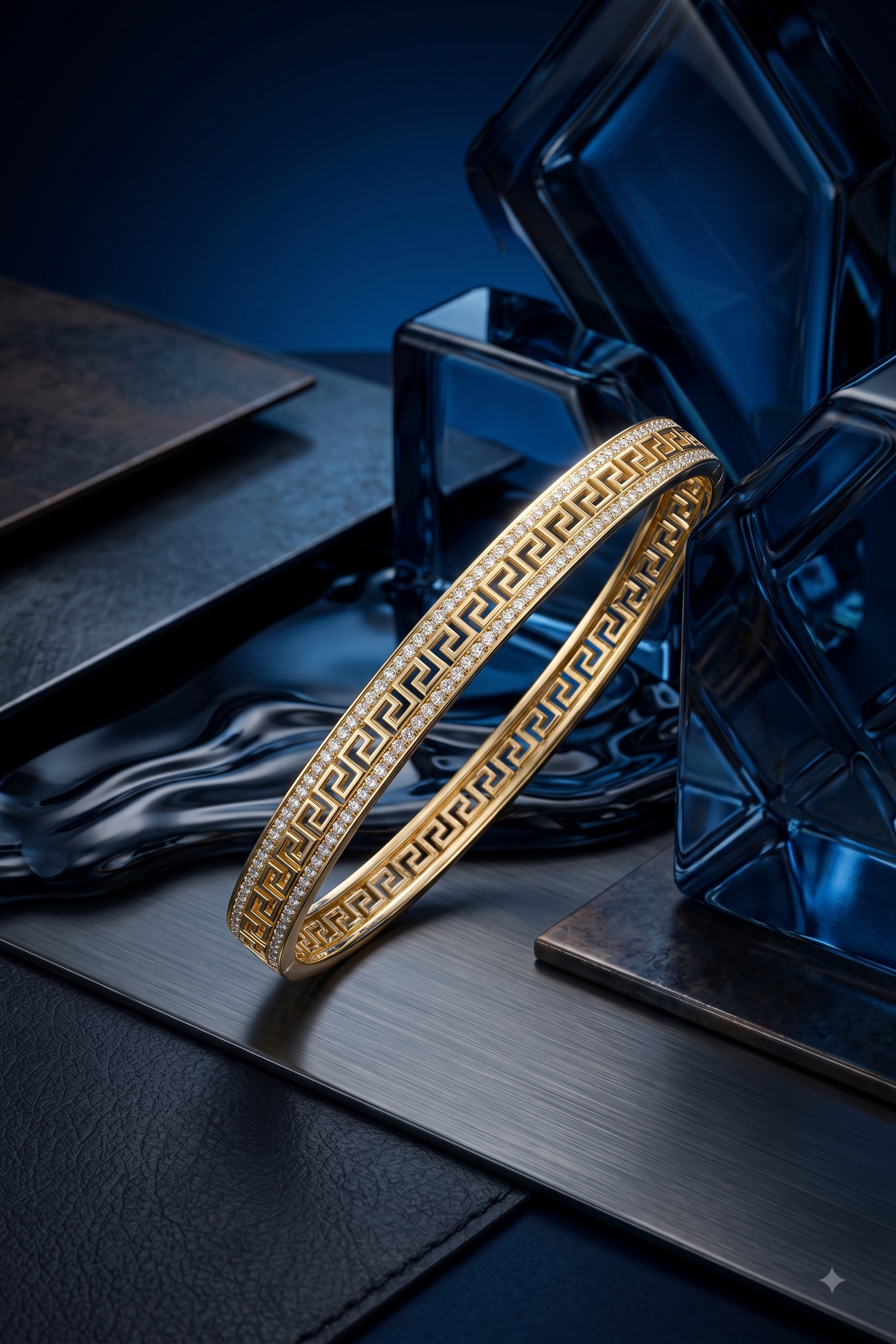 Gold Maze Spark Bracelet For Women