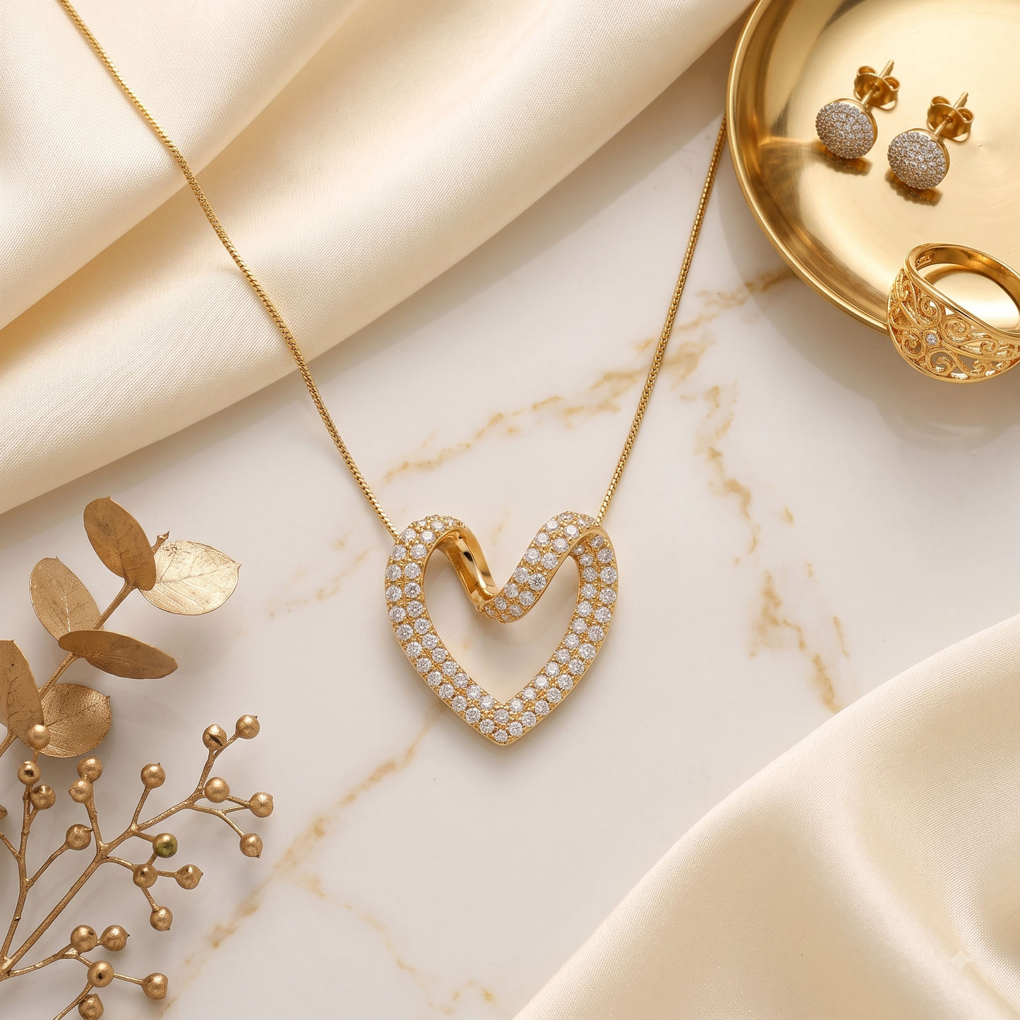 Inny SoulKnot Pendant-18k Gold plated