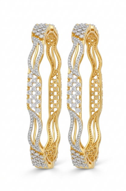 Inny Twista Zirconica Bangles