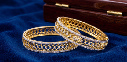 Inny Zaira zirconia  Mesh Bangles