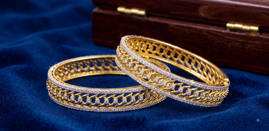 Inny Zaira zirconia  Mesh Bangles