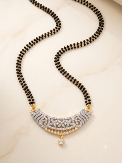 Silver Raag Nakshatra Mangalsutra Set | For Women & Girls