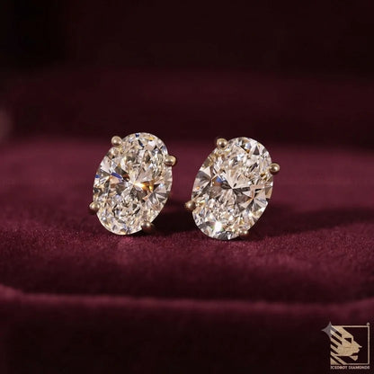 The Aura Oval Studs
