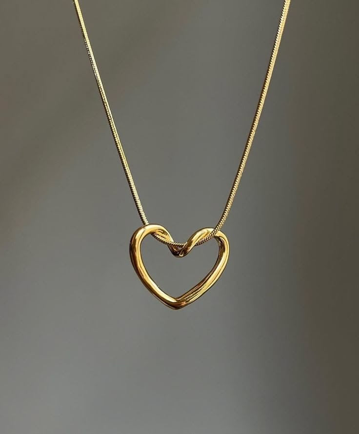 Inny HeartLink Layered Combo Necklace