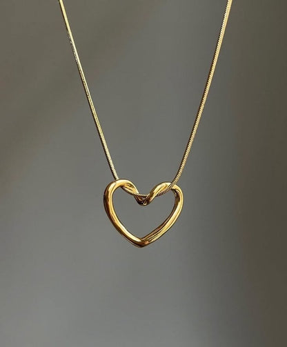 Inny HeartLink Layered Combo Necklace