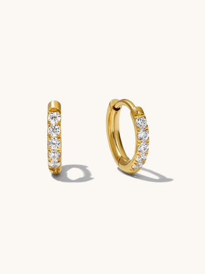Inny Sparkle Hoop Bali Earrings
