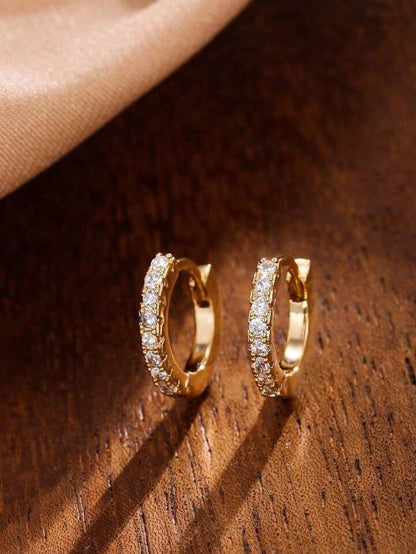 Inny Sparkle Hoop Bali Earrings
