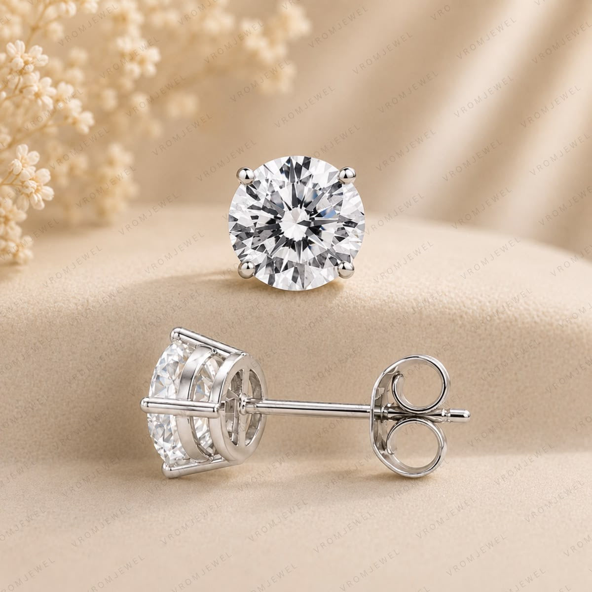 Silver Classic Spark studs