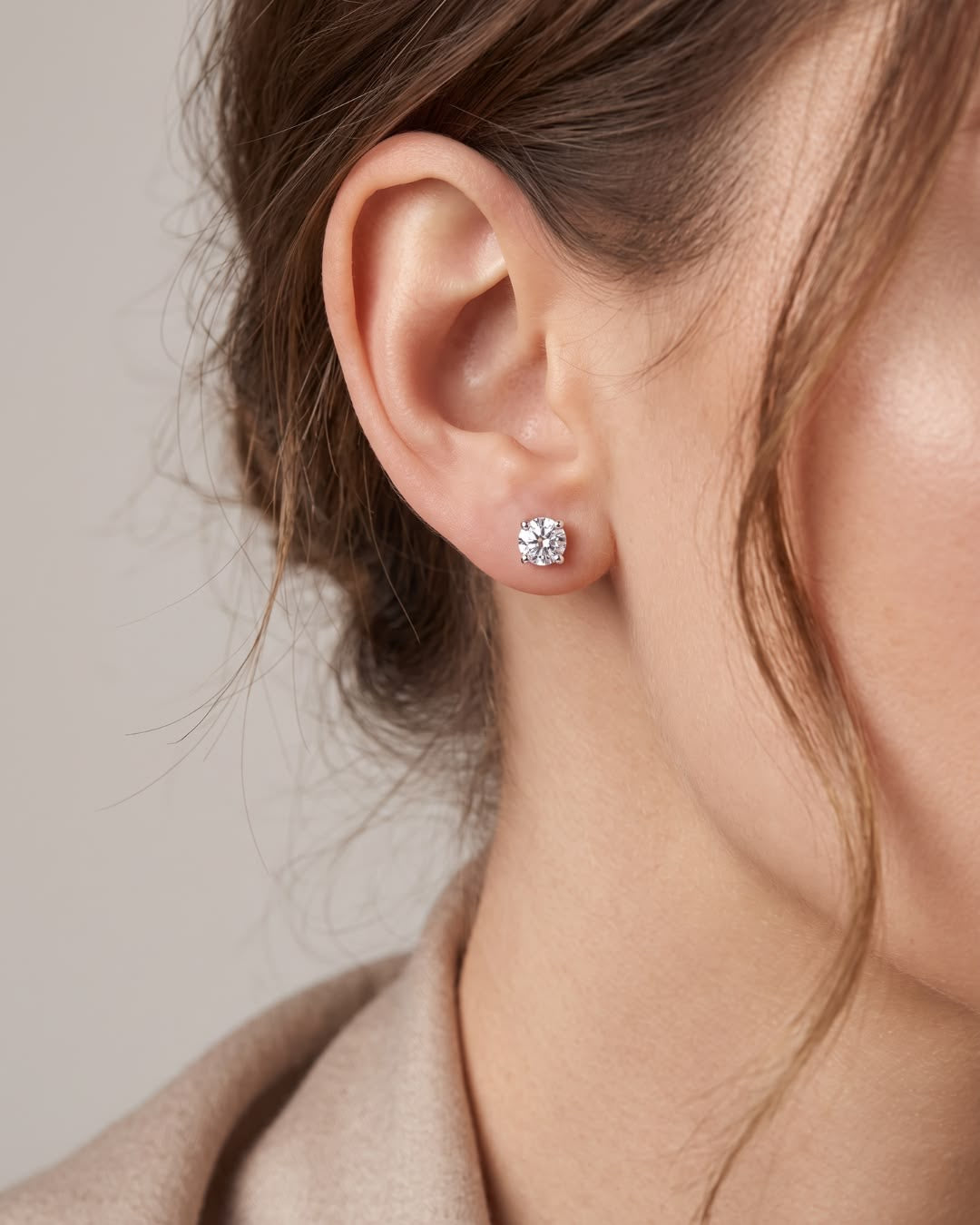 Silver Classic Spark studs
