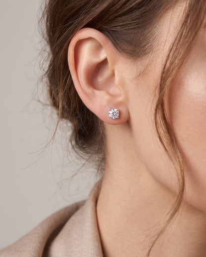 Silver Classic Spark studs
