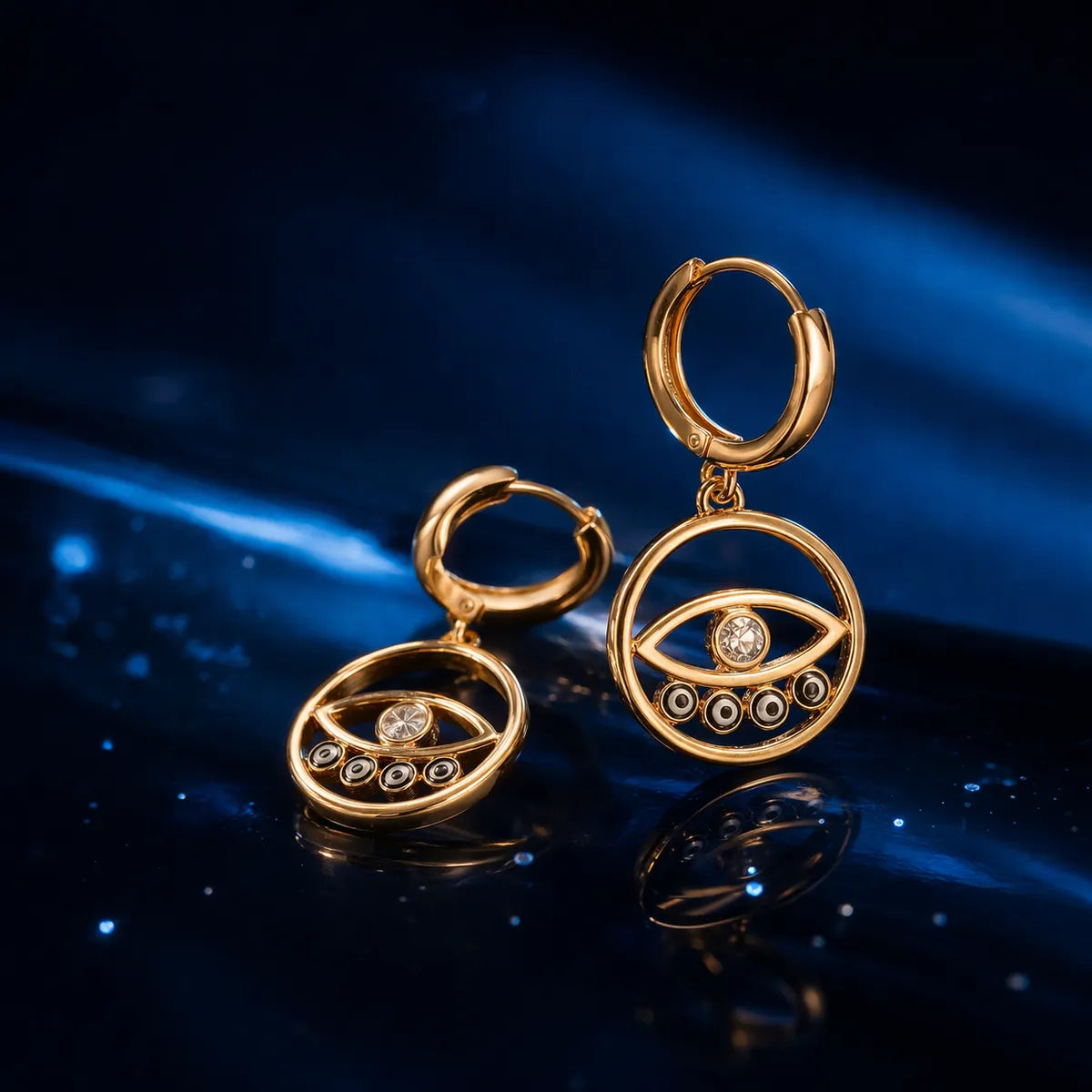 Inny Nazar Aura Drop Hoops