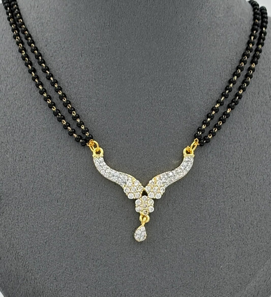 Silver Shringar Bloom Mangalsutra Set | For Women & Girls