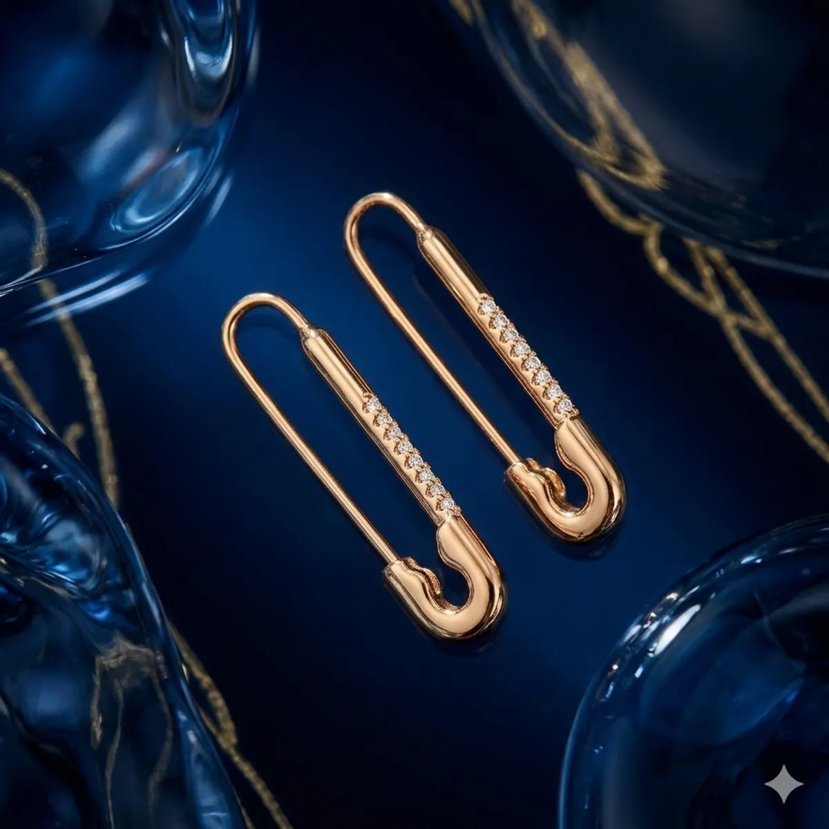 Inny Lumière Link Drop Earrings