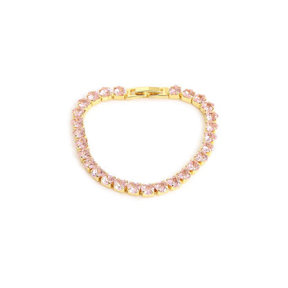 Sweetheart Serenade"  Heart Tennis Bracelet