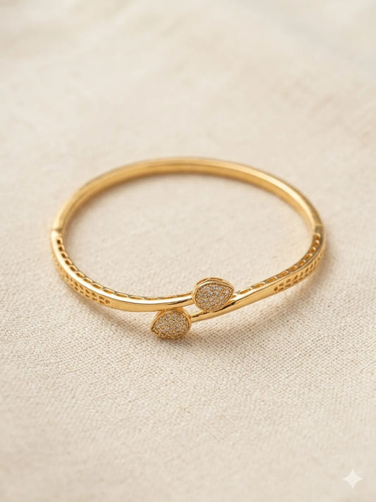 The Aura Petal Bypass Bangle