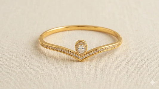 The Aura V-Crest Bangle