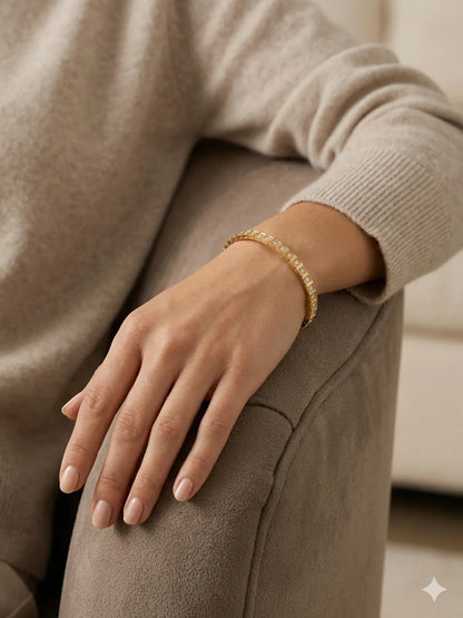 The Aurelia Pavé Bar Bracelet