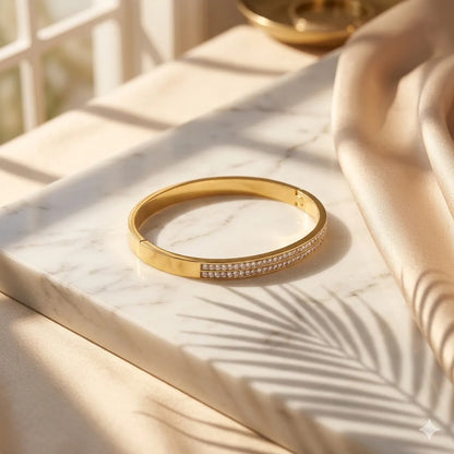 The Aurelia Pavé Bar Bracelet