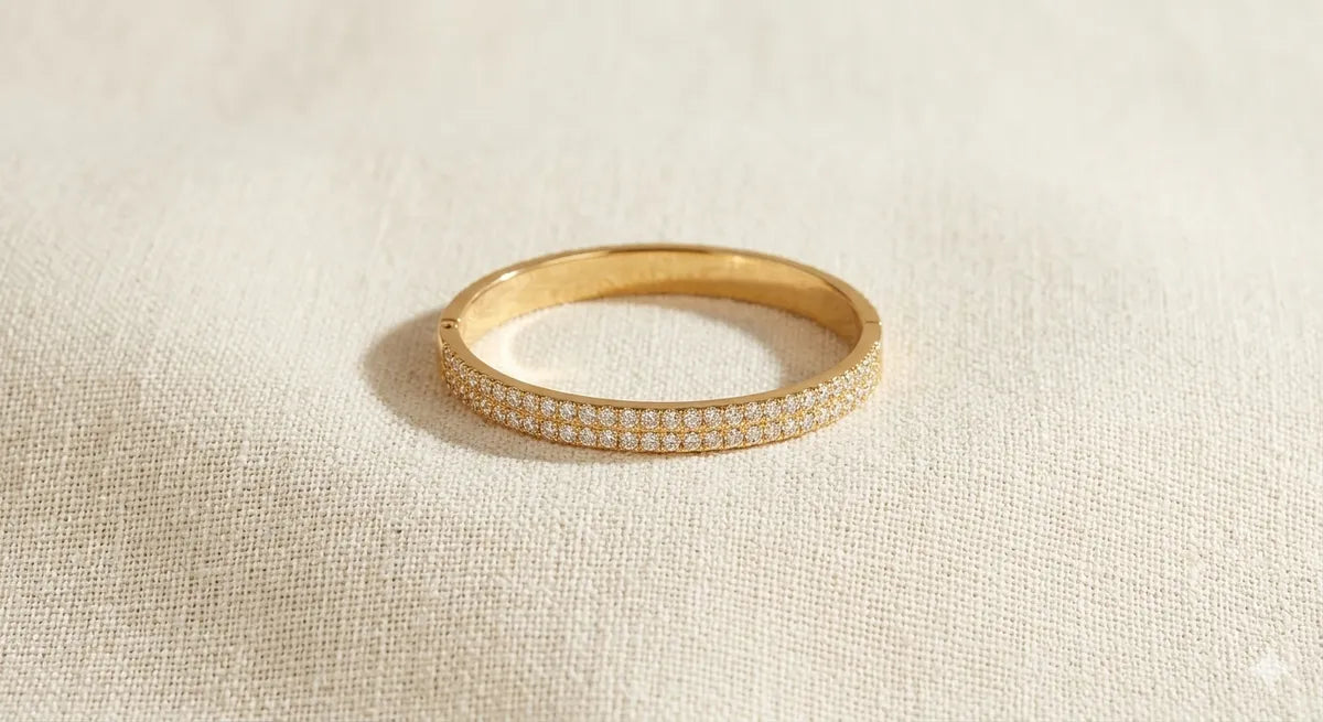 The Aurelia Pavé Bar Bracelet