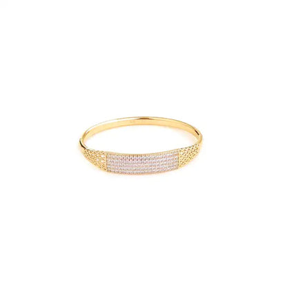 The Aurelia Pavé Mesh Bracelet