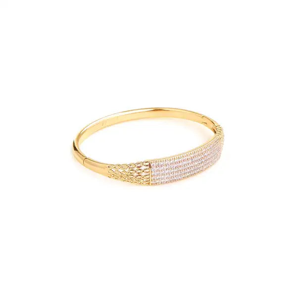 The Aurelia Pavé Mesh Bracelet