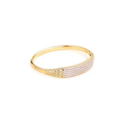 The Aurelia Pavé Mesh Bracelet
