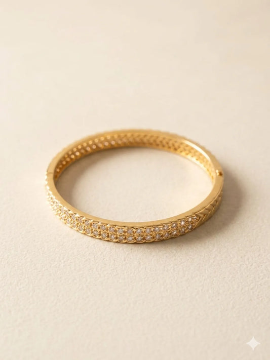 The Aurora Chevron Bangle