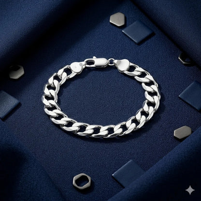 The Cobalt Titan Curb Bracelet