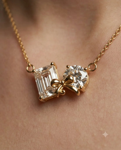 The Duet Bow Pendant
